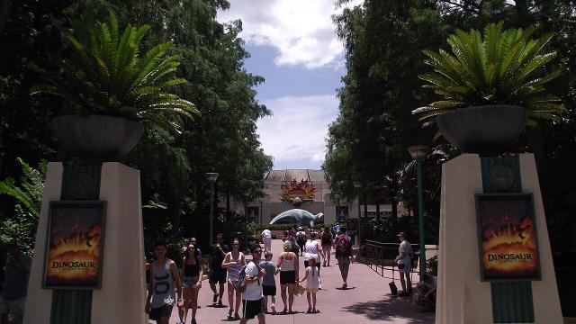 The DINOSAUR attraction at Disney's Animal Kingdom