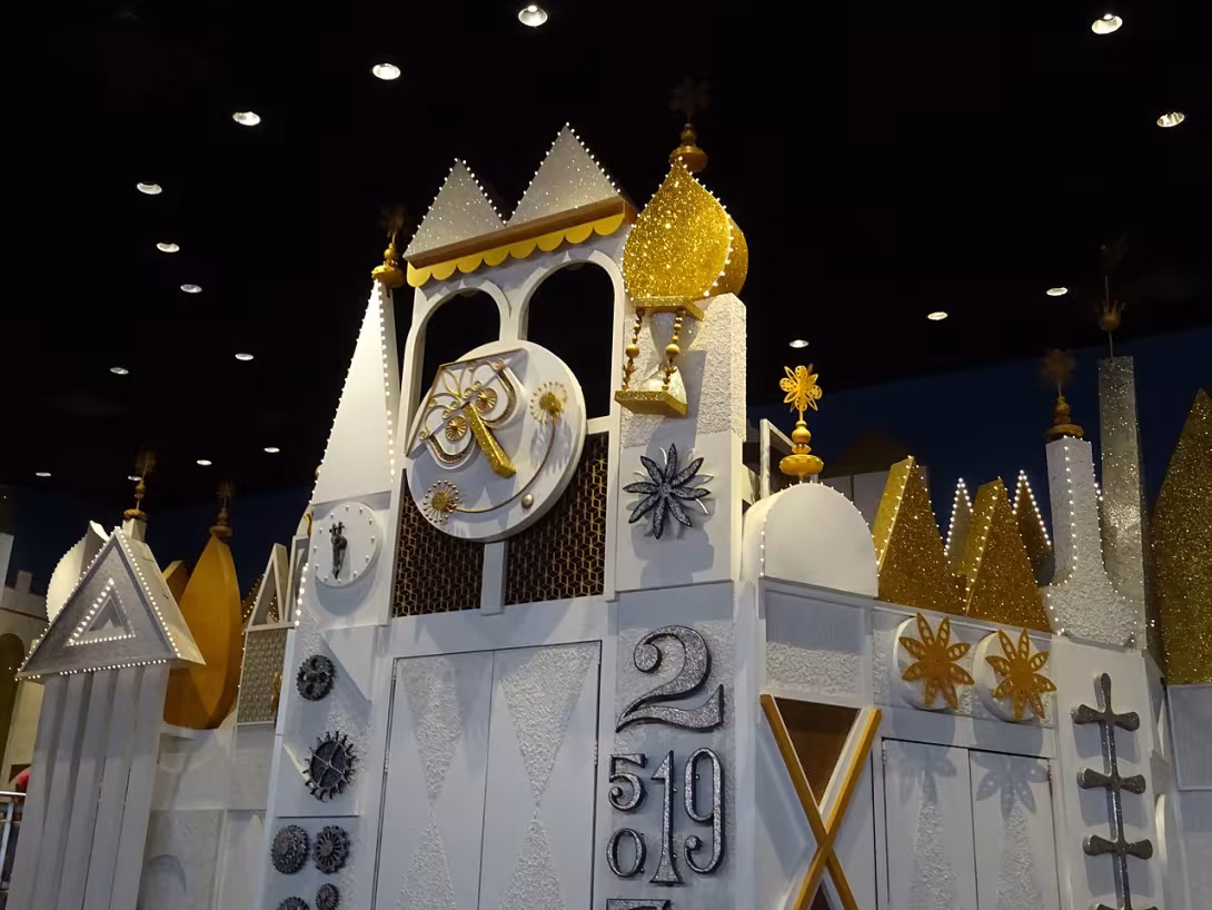 'it's a small world' facade at Magic Kingdom